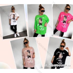 T-shirt long sleeve women (XL / XXL ONE SIZE) ITALIAN FASHION IMWP21002