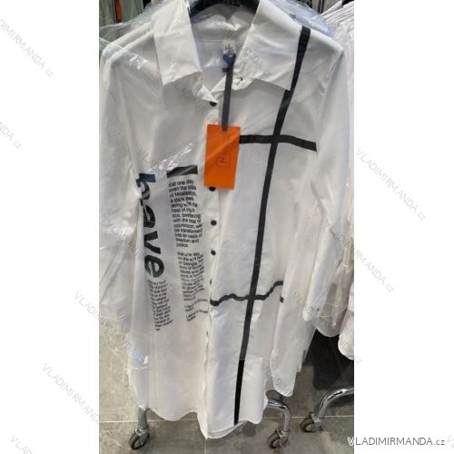 Blouse 3/4 sleeve with buttons (uni sl) ITALIAN Fashion IMM20206