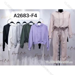 Blouse long sleeve with ruffles women (UNI S / L) ITALIAN FASHION IMK20159