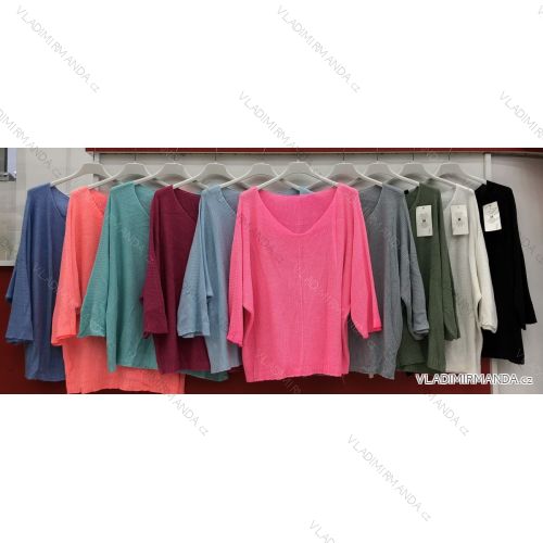 Blouse long sleeve with ruffles women (UNI S / L) ITALIAN FASHION IMWG20113