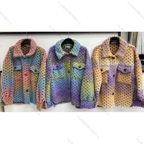 Jacket coat light oversize women (UNI L / 2XL) ITALIAN FASHION IMS206-9