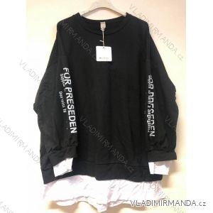 Blouse long sleeve with ruffles women (UNI S / L) ITALIAN FASHION IMK20159