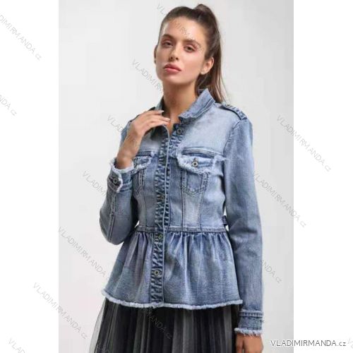 Bunda koženková slabá jarní dámská (vel xs-l) ITALSKÁ MÓDA IMM20536