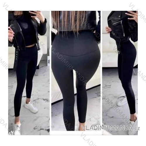 Long leggings WOMEN'S LEATHER (UNI S-M) ITALIAN FASHION IMM20FD3063