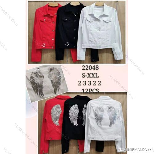 Women's denim jacket (S-XL) ITALIAN FASHION IMWD21155