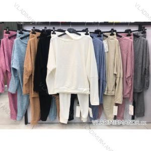 Tričko elegantní dlouhý rukáv dámské (UNI S/M) ITALSKÁ MÓDA IMM20954