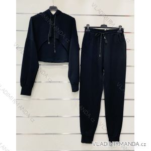 Tričko elegantní dlouhý rukáv dámské (UNI S/M) ITALSKÁ MÓDA IMM20954