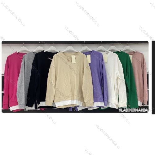 Hoodie long sleeve women's Christmas (sm) ITALIAN FASHION IM920421