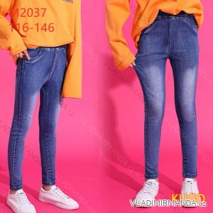 Jeans Leggings denim thin youth girl (134-164) KUGO KK9857