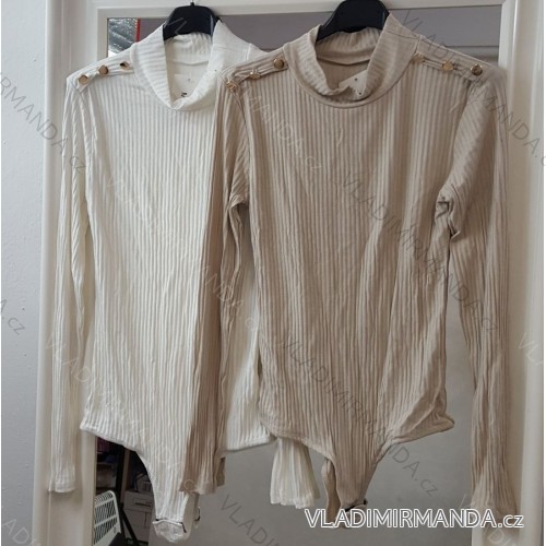 Dress with 3/4-sleeve ladies pocket (uni sl) ITALIAN Fashion IM3181746 S / M one size beige