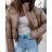 Blouse long sleeve with ruffles women (UNI S / L) ITALIAN FASHION IMK20159