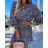 Dress with 3/4-sleeve ladies pocket (uni sl) ITALIAN Fashion IMWD20527