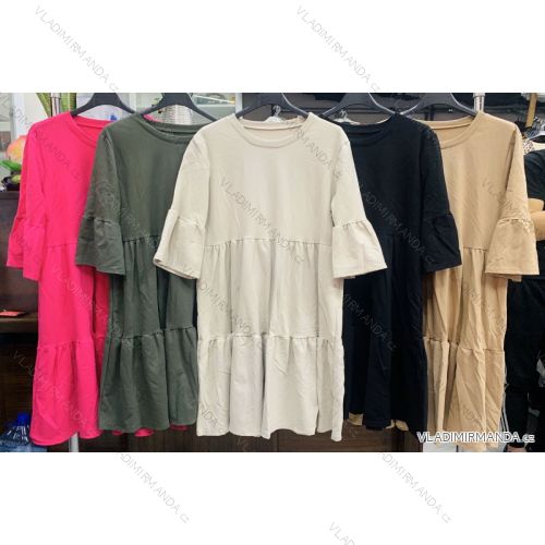 Dress with 3/4-sleeve ladies pocket (uni sl) ITALIAN Fashion IMWD20527