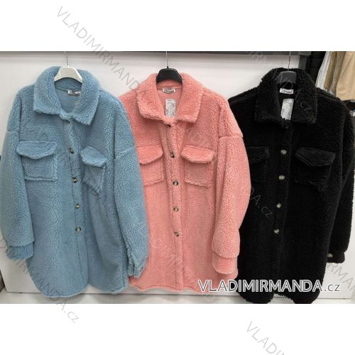 Jacket coat light oversize women (UNI L / 2XL) ITALIAN FASHION IMS206-9