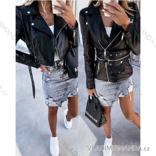 Jacket winter jacket with hood and fur women oversized (46-54) POLISH FASHION BLI19YP-18057-12