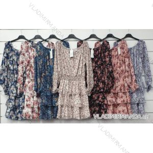 Women's Elegant Long Sleeve Dress (S / M / L ONE SIZE) ITALIAN FASHION IMWA21002
