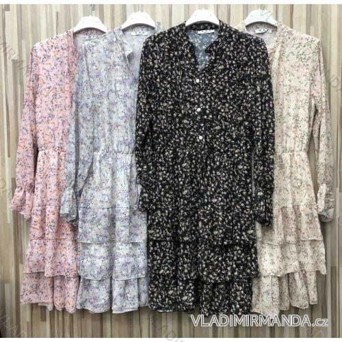 Women's Elegant Long Sleeve Dress (S / M ONE SIZE) ITALIAN FASHION IMWP21u3727