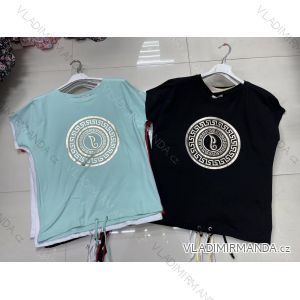 T-shirt elegant long sleeve women (S / M ONE SIZE) ITALIAN FASHION IMWK21008
