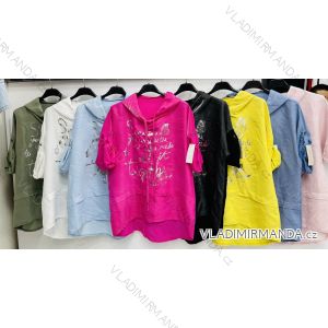 T-shirt elegant long sleeve women (S / M ONE SIZE) ITALIAN FASHION IMWK21008