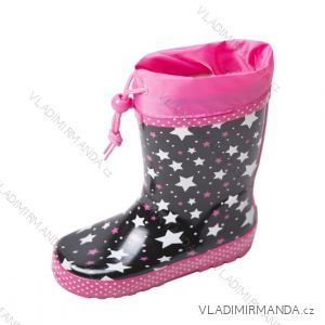Rubber boots for children, girls and boys (30-36) WOLF Y2102A