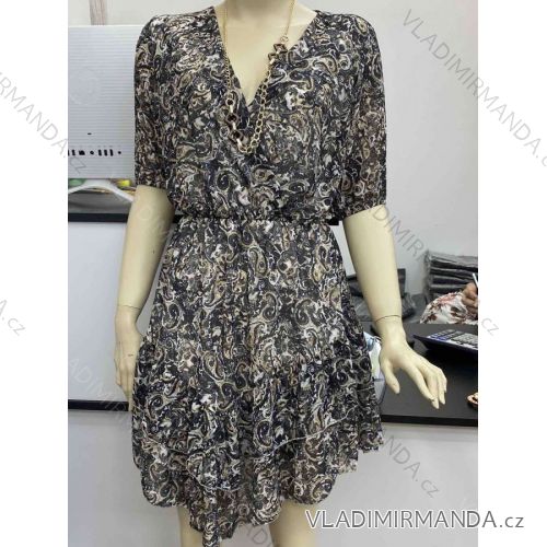 Dress with 3/4-sleeve ladies pocket (uni sl) ITALIAN Fashion IMWD20527