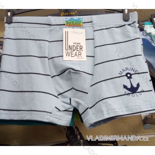 Boxerky bambusové dorost chlapecké (160-178) PESAIL PES21043