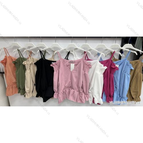Dress with 3/4-sleeve ladies pocket (uni sl) ITALIAN Fashion IM3181746
