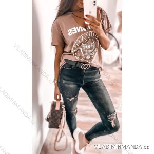 T-shirt elegant long sleeve women (S / M ONE SIZE) ITALIAN FASHION IMWK21008