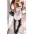 T-shirt elegant long sleeve women (S / M ONE SIZE) ITALIAN FASHION IMWK21008