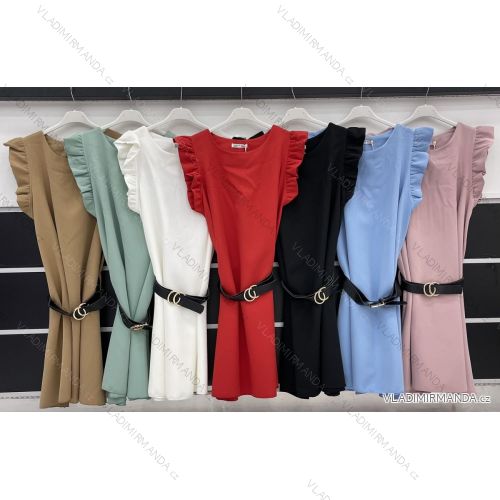 Dress with 3/4-sleeve ladies pocket (uni sl) ITALIAN Fashion IMWD20527