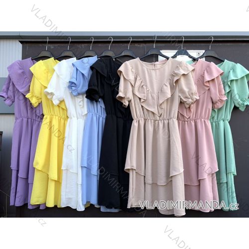 Dress with 3/4-sleeve ladies pocket (uni sl) ITALIAN Fashion IMWD20527
