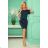 139-7 Sports dress with short sleeves - dark green