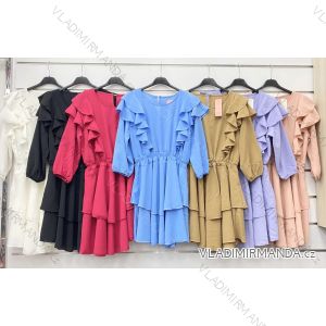 Dress with 3/4-sleeve ladies pocket (uni sl) ITALIAN Fashion IMWD20527