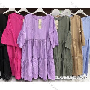 Dress with 3/4-sleeve ladies pocket (uni sl) ITALIAN Fashion IMWD20527