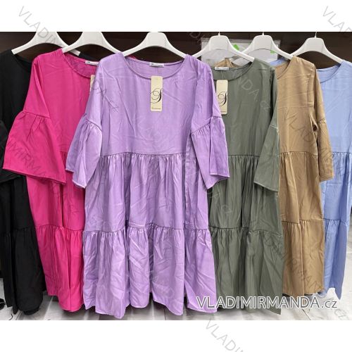 Dress with 3/4-sleeve ladies pocket (uni sl) ITALIAN Fashion IMWD20527