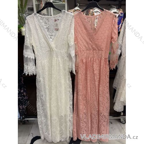 Dress with 3/4-sleeve ladies pocket (uni sl) ITALIAN Fashion IMWD20527