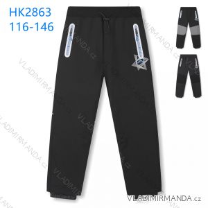 Thin softshell thin pants for girls and boys (98-128) KUGO HK2862