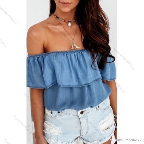 T-shirt elegant long sleeve women (S / M ONE SIZE) ITALIAN FASHION IMWK21008