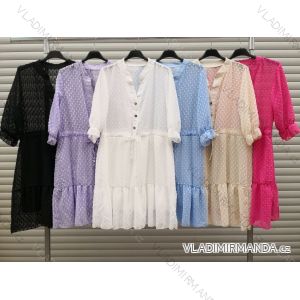 Blouse long sleeve with ruffles women (UNI S / L) ITALIAN FASHION IMK20159