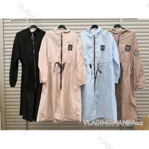 Šaty alá kabátek elegantní dámské (UNI S/M) ITALSKÁ MODA IMM20955
