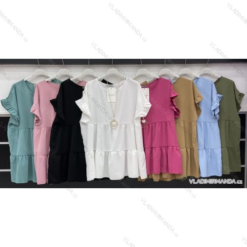 Dress with 3/4-sleeve ladies pocket (uni sl) ITALIAN Fashion IM3181746
