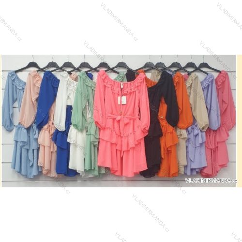 Dress with 3/4-sleeve ladies pocket (uni sl) ITALIAN Fashion IM3181746