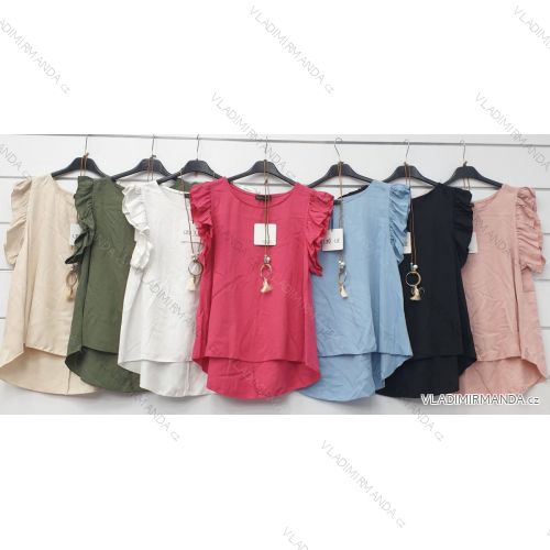 T-shirt elegant long sleeve women (S / M ONE SIZE) ITALIAN FASHION IMWK21008
