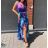 Summer long sleeve flowered women's dress (UNI S / L) ITALIAN FASHION IMK20150