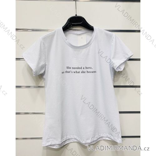 T-shirt short sleeve women (S / M ONE SIZE) ITALIAN FASHION IMWK21002
