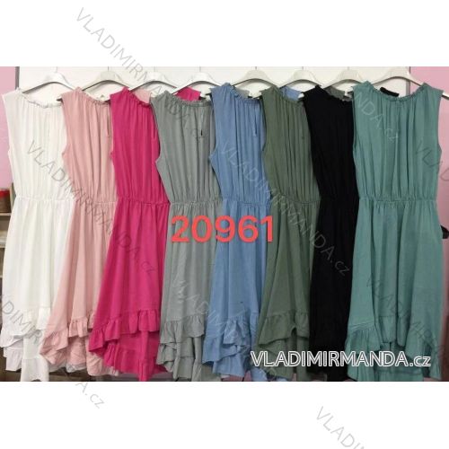 Dress with 3/4-sleeve ladies pocket (uni sl) ITALIAN Fashion IM3181746