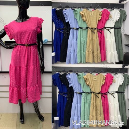 Dress with 3/4-sleeve ladies pocket (uni sl) ITALIAN Fashion IMWD20527