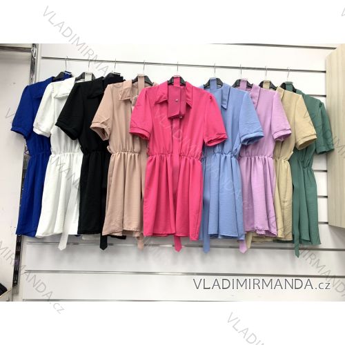 Dress with 3/4-sleeve ladies pocket (uni sl) ITALIAN Fashion IMWD20527