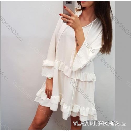 Dress with 3/4-sleeve ladies pocket (uni sl) ITALIAN Fashion IMWD20527