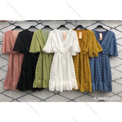 Dress with 3/4-sleeve ladies pocket (uni sl) ITALIAN Fashion IMWD20527
